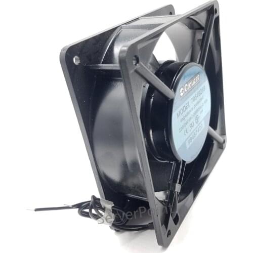 For Crouzet 70546289 99487420 120*120*38mm 220V 0.14A cooling fan 2 wire Processor Cooler Heatsink Fan
