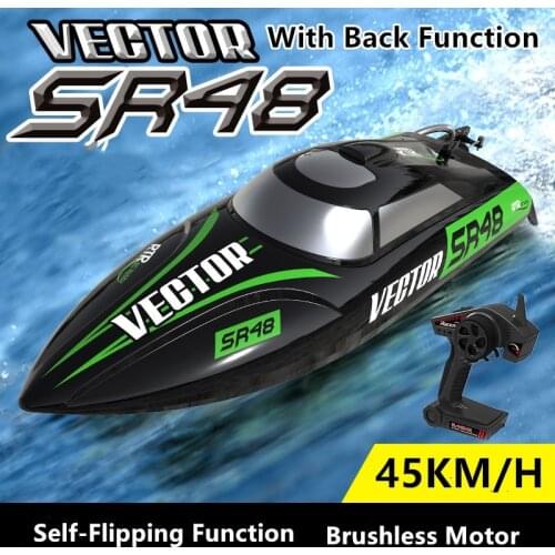 High-Speed Brushless Motor RC Boat 45KM/H Speed 2.4G 200M Backward Function Water Cooling System Remote Control Boat Model Toy