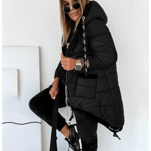 Umeko Women Long Cotton Coat Hooded Zipper Light Weight Autumn Long Sleeve Jacket Ladies Fashion Casual Solid Color Clothing