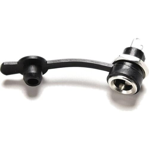 1pcs 3A 5.5 x2.1mm Black Waterproof DC Power Socket Jack Power Charger Plug Panel Mount Female Mount