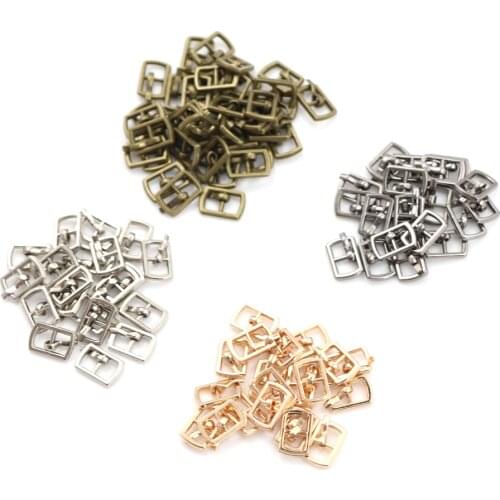 10Pcs/lot 4.5mm DIY Patchwork Buckle Handmade Sewing Mini Buckle For Dolls Clothing Adjustable Accessories Wholesale