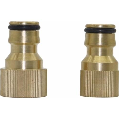 2 Pcs M18 M22 Female Thread Diaphragm Pump Nipple Joints Car washer Quick Connector Pipe Connection Cars Washing Spare Parts