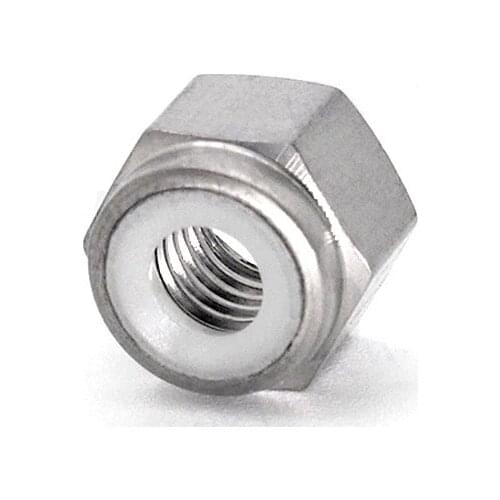 20pcs/lot DIN985 M2 M3 M4 M5 M6 M8 M10 M12 Titanium alloy pure titanium Nylon Lock Nut