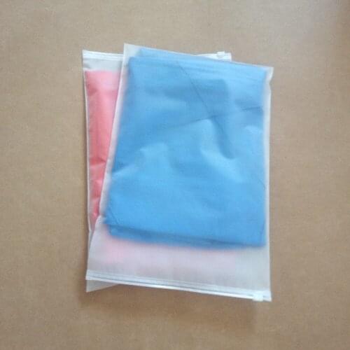 20pcs Frosted Ziplock Bag Zipper Bags Plastic Transparent Bag For Women/Wedding/Jewelry/Gift Packaging Travel Storage Display B