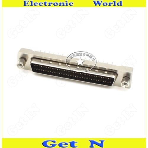 20pcs MDD68MS-180 SCSI HPDB68 Connector Male Head Straight Leg Adapter 68PIN PCB Board Pin Plug