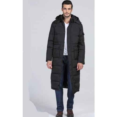 MRMT 2020 Brand Winter Long Cotton Suit Mens Jackets Thick Warm Overcoat for Male Hooded Casual Cotton Coat Outer Wear Clothing