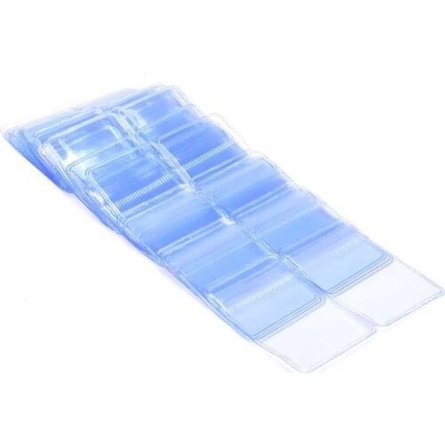 50Pcs/ Lot PVC Self Seal Zipper Plastic Packing Poly Pouch Ziplock Anti-oxidation Jewelry Jade Pack Bag Pouch Resealable