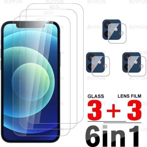 6in1 Camera Lens Film For iPhone 12 HD Front Tempered Glass screen protector on for apple iphne iphon 12 11 pro max 12mini