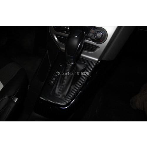 Aliauto Carbon Fiber Vinyl Sticker Car center console Control Panel Stickers Special Designed for New Ford Focus