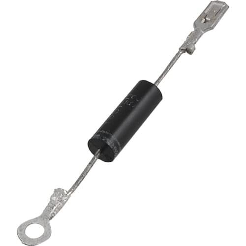 Black 12KV 350mA 2 Pin Single Way High Voltage T3512H Diode Rectifier