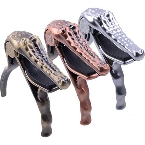 Alice design Crocodile guitar Capo for Electric Acoustic Guitar Folk Guitar Capo Guitar Accessories