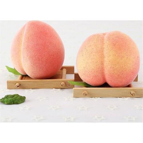 Artificial Fruit Foam Peach Fruit Model Fake Peach Fruit Plastic Fake Fruit For Home Decoration Photography Simulation Peach