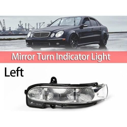 Car Rear View Side Mirror LED Turn Signal Indicator Light for Mercedes Benz W211 W463 W461 C/E Class 2004-2012