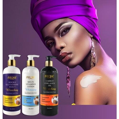 AILKE Super bleaching body lotion,black spot corrector,use for face and body,suitable for black skin,korean whitening skin care