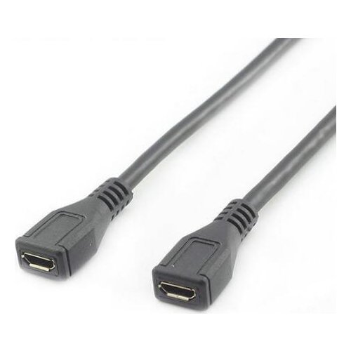 Micro 5pin female to female data cable usb extension cord adapter 0.3m 0.5m