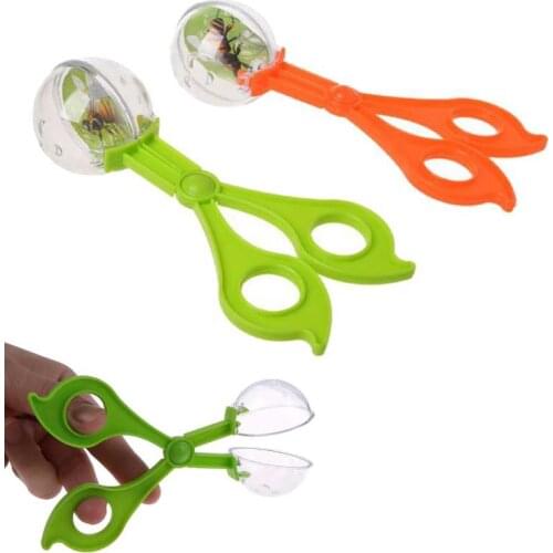New Cute Nature Exploration Toy Kit for Kids Children School Plant Insect Biology Study Tool Plastic Scissor Clamp Tweezers