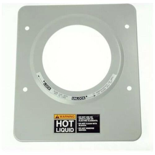 NWT Qty (5) Bunn 26187.0001 Top Cover W/Decals, Gray-Serve