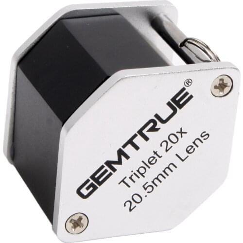 High Professional Folding Magnifier 20X 20.5MM Jewelry Loupe Hexagonal Design Magnifier