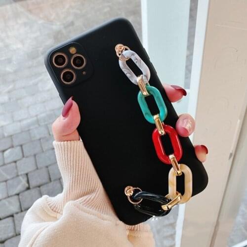 Luxury Marble Bracelet Chain Case for Huawei Nova 8 7i 6 SE 5T 5Z 4e 4 3i 3e 3 2 Plus 2 Lite 2i Soft TPU Cover With Bracelet