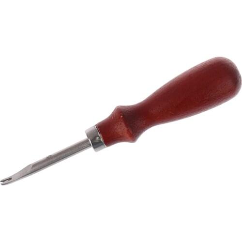 Sharp Leather Craft Edge Beveler Skiving Beveling Knife Cutting Hand Craft Tool With Wood Handle 0.8/1.0/1.2/1.5mm DIY Tools
