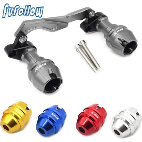 For YAMAHA XMAX300 XMAX 125 250 400 X-MAX XMAX400 Motorcycle Front Rear Wheel Axle Fork Crash Sliders Protector Fall Protection