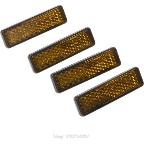 4 Pcs/Set Bicycle Pedal Reflector Safety Night Cycling Reflective Bike Accessory N23 20 Dropship