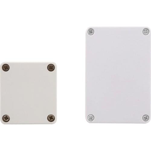 Waterproof Junction Boxes Outdoor Electrical Enclosure Case Wiring Electronic Project Instrument Connection Box Housing 2 Sizes