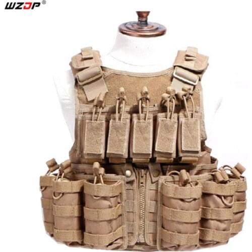 WZJP Men Outdoor Tactical Vests Military Equipment Paintball Army Hunting Vest Combat Airsoft Protective Vest Men For CS Wargame