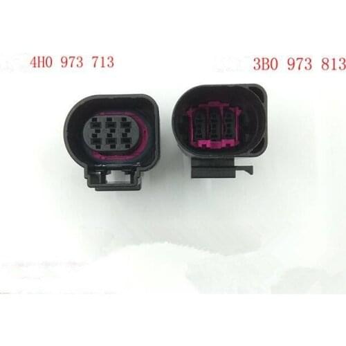 2/4/10sets/lot 6 Pin/Way LSU 4.9 Throttle Valve Control Element Auto Temp Sensor Plug Deflation Connector For VW Audi Skoda