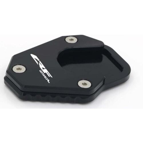 2020 Stand Extension Support Plate For Honda CRF 250 RALLY CRF 250L CRF250 Side Kickstand enlarger pad Logo motorcycle parts