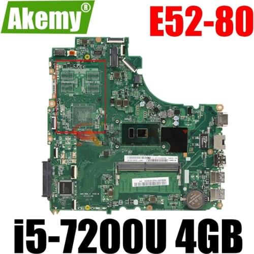 Akemy For Lenovo V310-15ISK/IKB V510-15IKB/ISK E52-80 Laptop Motherboard DA0LV6MB6F0 CPU i5-7200U RAM 4GB Tested 100