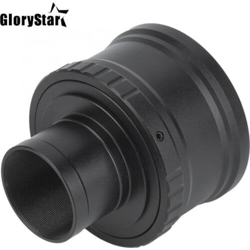Aluminium Alloy Lens Adapter T2-EOS M 1.25inch Telescope For Canon EOS M Mount Camera Adapter Ring Cam Directly Mount