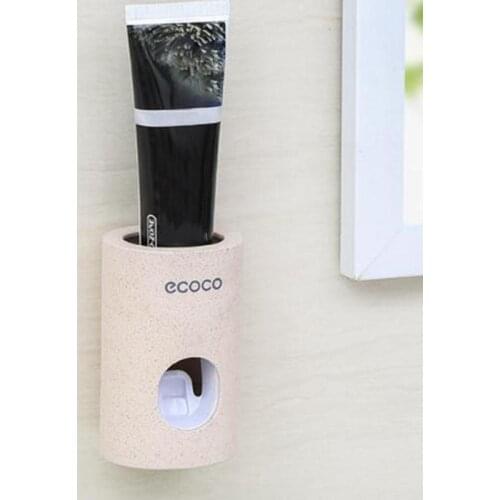 Automatic Toothpaste Squeezer Wall-Mounted No Trace Stickers Lazy Toothpaste Dispenser Prevent Mess and Bacteria for Family Kids