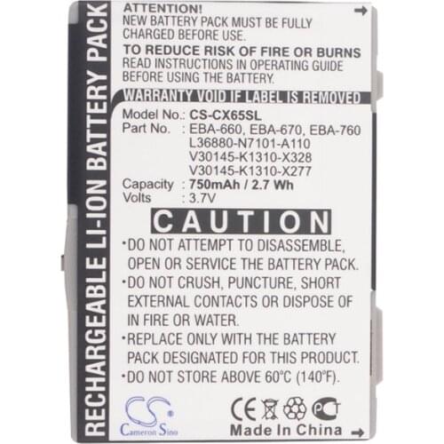 CameronSino for BENQ-SIEMENS M81 for SIEMENS A31 A58 AX72 AX75 C65 C65v C66 C70 C71 C72 C75 C81 CF62 CF62T CF63 battery