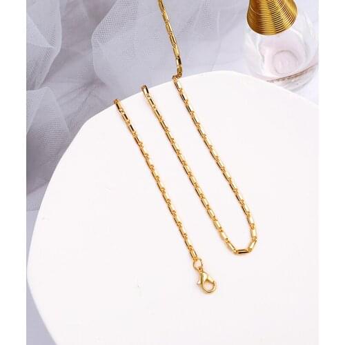 BALANBIU Unique Handmade High-quality Brass Chokers Chains Necklace For Women Gold Color Necklace New Fashion Jewelry