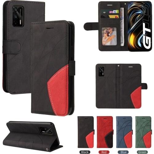 Wallet Flip Leather Case For Oppo Realme GT C21 C20 C15 8 Pro Find X3 Pro/Neo Reno 5 Pro A93 A92 A73 A72 A53 A52 F19 Pro Cover