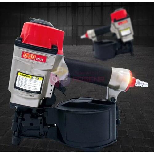 CN80 Coil Nailer Pneumatic Coil Roofing Siding Nailer Air Coil Nailing Gun for Wooden Furniture Plywood CNR55 CN70