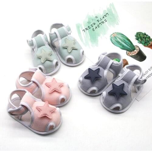 Infant Newborn Baby Girls Boy Prewalker Printing Stars Applique Single Shoes Toddler Zapatos Baby Boy Shoes Sneakers 2020 Summer