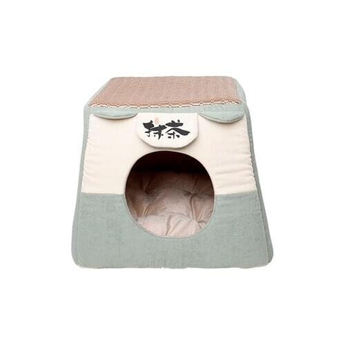 Cat House Four Seasons Pet Bed Can Be Removed And Washed Sofa Cat Tunnel Closed Cat Toy Supplies