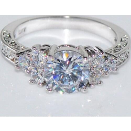 Exquisite Charm Women Wedding Ring Brilliant AAA Zircon Elegant Female Party Ring Elegant Fashion Lady Wedding Jewelry Best Gift