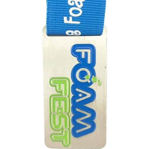 Machine to Make Medal Cuatom Make Logo Rectangular Shape Medal