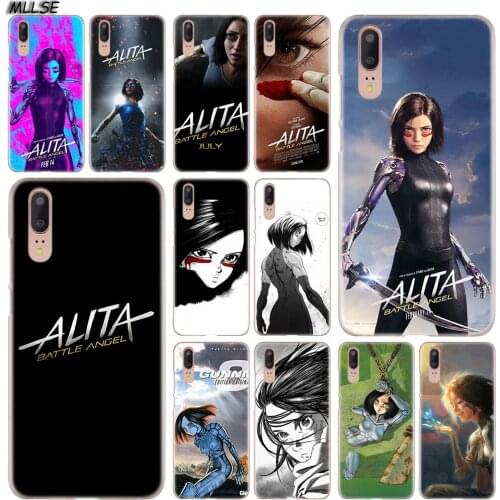 MLLSE Alita Battle Angel Fashion Hard Case Cover for Huawei P30 P20 P10 P9 P8 Lite 2017 P30 P20 Pro Mini P Smart 2019 Cover Hot