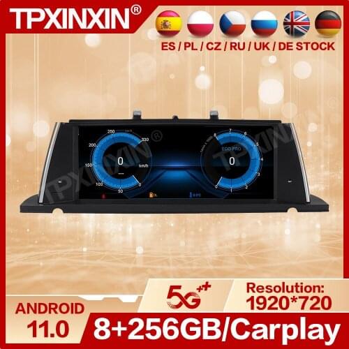 8+256G Multimedia Android 11 Player Car Radio Stereo For BMW 5 Series F07 GT 2011 2012 GPS Navigation Auto Audio Video Head Unit