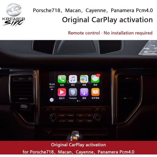Original CarPlay Activation For Porsche Macan Cayenne Panamera PCM4.0 Head Unit