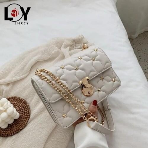 Casual Clamshell Pu Leather Crossbody Bags High Quality Waterproof Zipper Buckle Shoulder Bags Fashion Chain Luxury Designer Bag