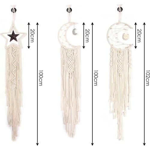 Romantic Tapestries Home Decor LED Light Christmas Decorations Gift Flaky Clouds Handmade Dreamcatcher Hanging Party