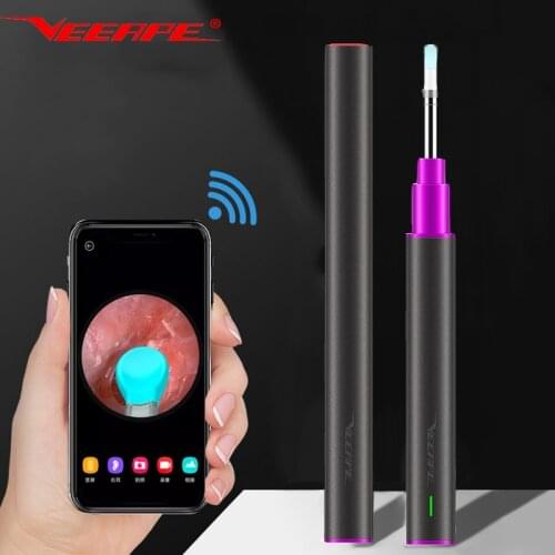 Original B2 Pro Smart Visual Ear Endoscope In-Ear Mini Camera Otoscope Ear Cleaner Picker For Adult with Seterilization UV light