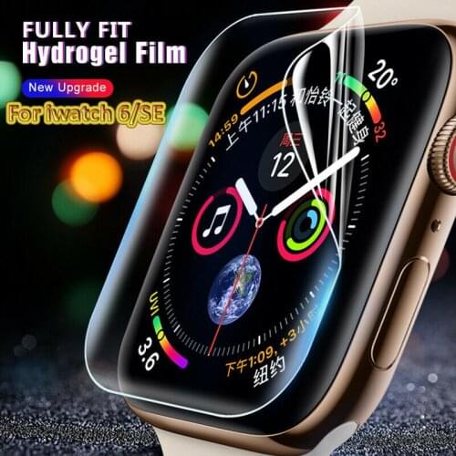 For IWatch 6 40mm 44mm iwatch Protective Film Screen Protectors for iWatch6 HD Clear Soft Hydraulic Screen Protector
