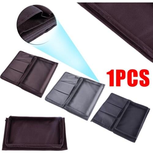 1PC Sofa Arm Rest Storage Bag Sofa Chair Arm Rest Organiser Couch Remote Control Storage Tray Holder 4 Pocket Home Office Decor