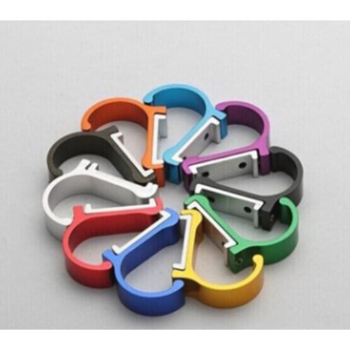 1PCS Hats Bag Key Adhesive Wall Hanger Colorful Solid Aluminum Towel Hooks Family Robe Hanging Hooks